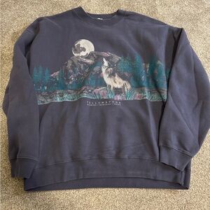 Abercrombie & Fitch Graphic Sweatshirt Size L
